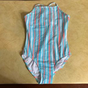 NWT Snapper Rock Wavy Line One-Piece Swimsuit